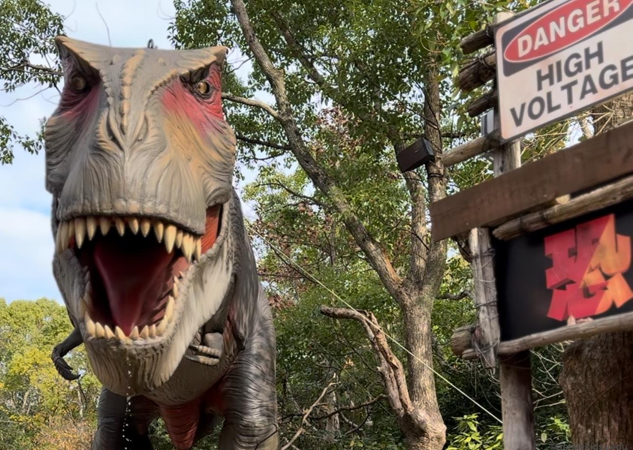 【恐竜アトラクション】恐竜の森で協力して恐竜DNA救出ミッション！　ハウステンボスで満喫！　怖くないアトラクション３つのポイント！