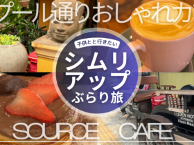 【子連れ写真レポ・アンコールワットのカフェ（シムリアップ観光）】SOURCE　CAFE／日本人オーナーDEN HOTEL TOTONOU SIEM REAP「タプール通り」周辺カフェ