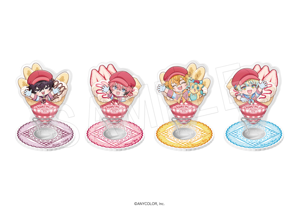 『にじさんじ』×「マリオンクレープ」コラボで楽しむ親子のおでかけ／マリオンクレープ全国55店舗・Chugaionlineにて2025年10月1日(水)より発売