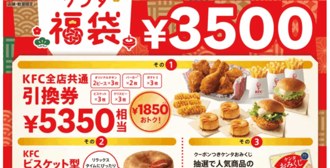 ケンタッキー福袋2025‐2026