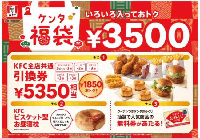 ケンタッキー福袋2025‐2026